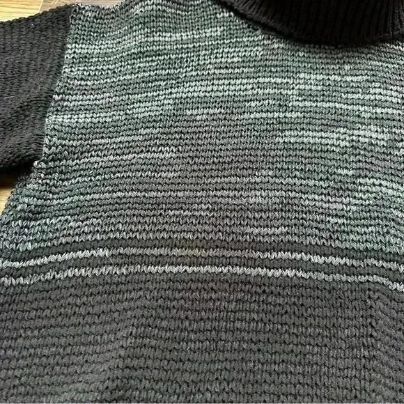 Vintage Fia Italia Womens Turtleneck Sweater Small Hand Loomed 90s Neutral Knit - Picture 4 of 7